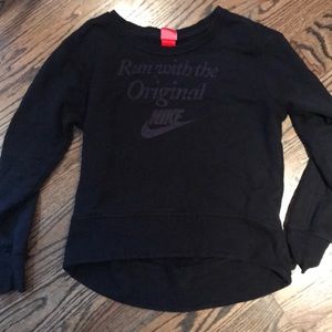 Nike Sportswear Black Pullover Sweatshirt Size med